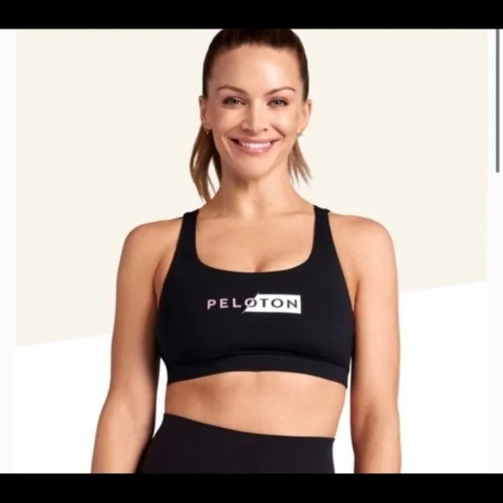 Lululemon Athletica Women Black Stretch Back Strap Running Sport Bra Size 6 - Picture 1 of 4